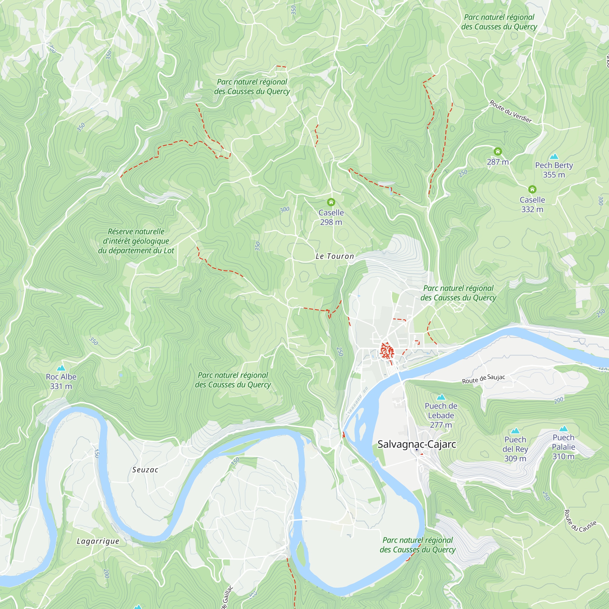 Caselle map