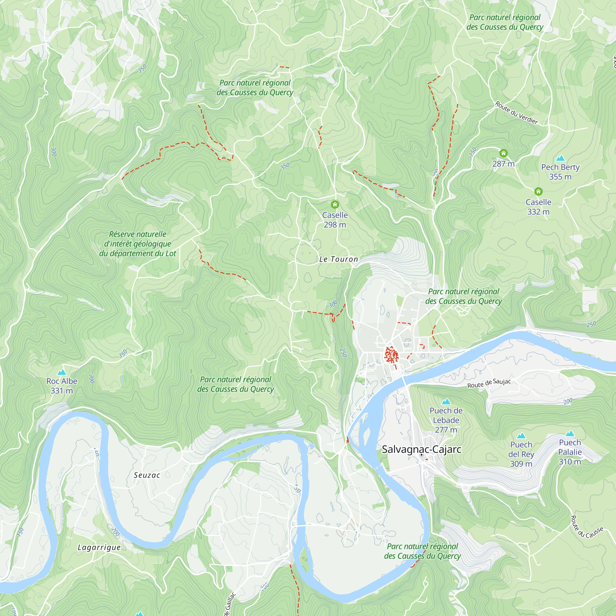 Caselle map