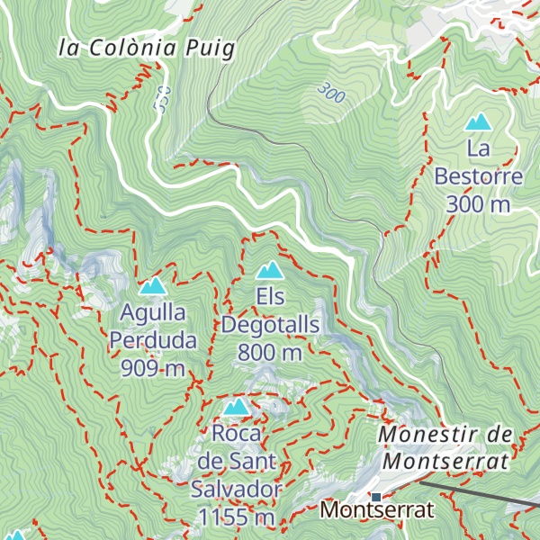 Map of Els Degotalls
