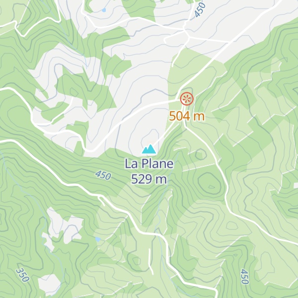 Map of La Plane