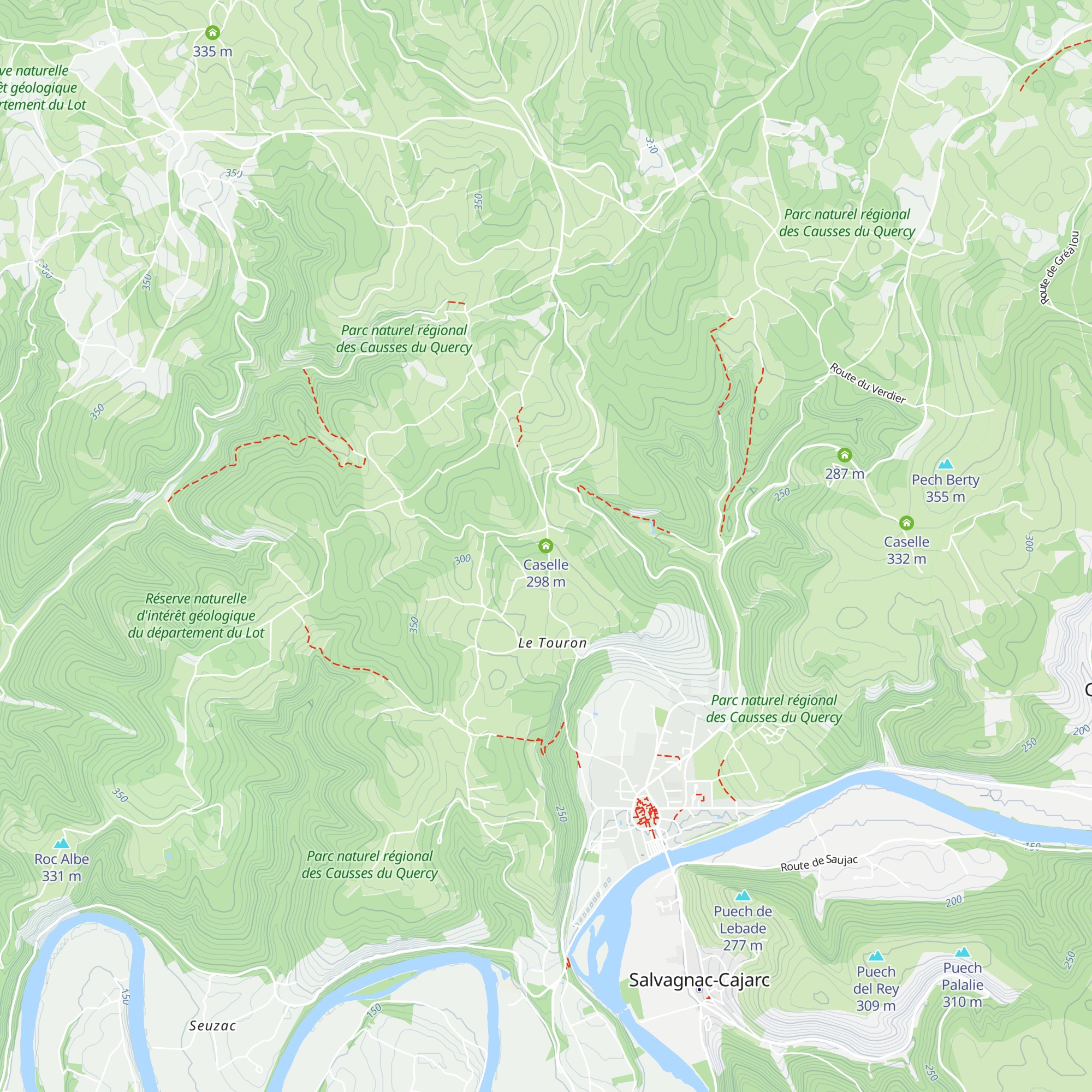 Caselle map