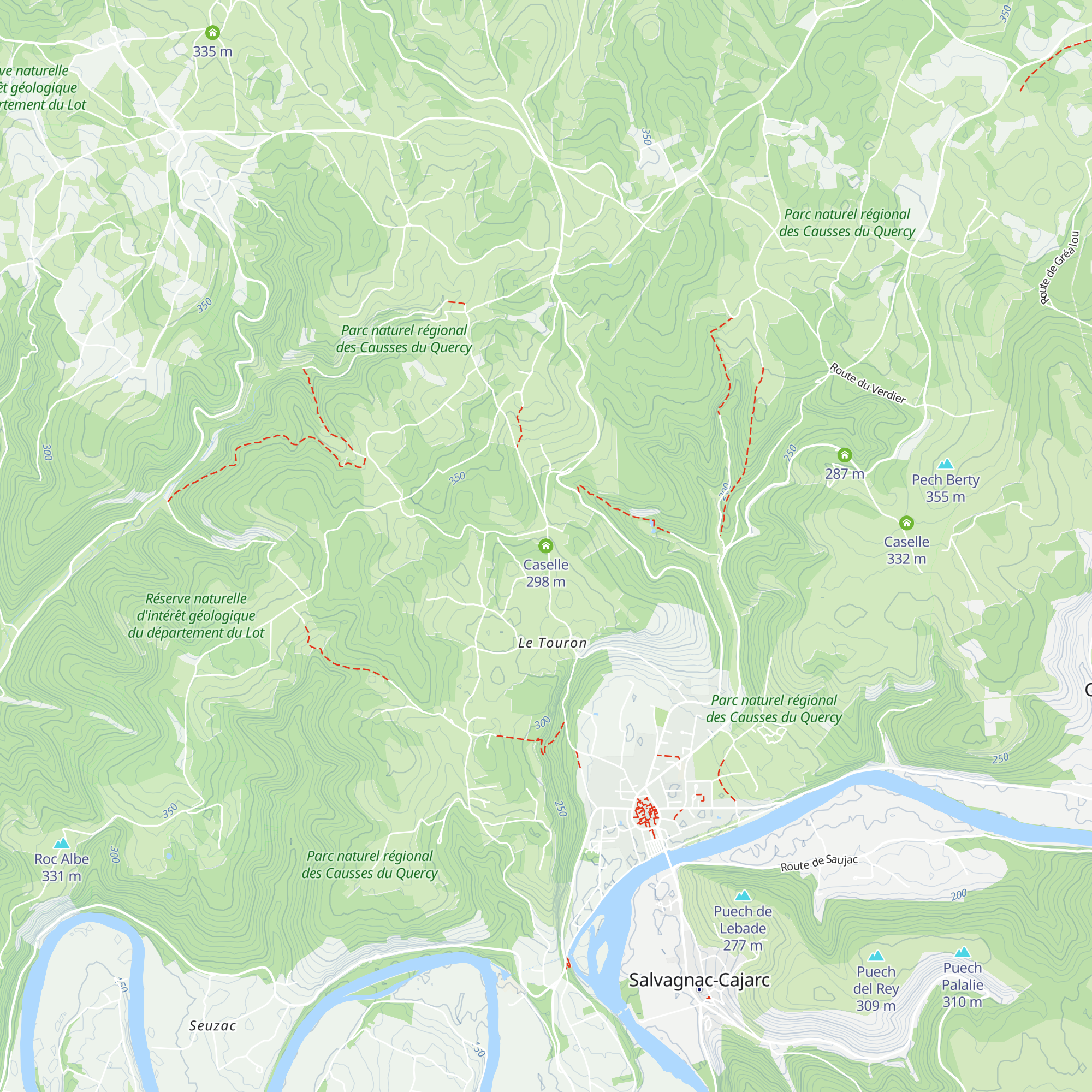 Caselle map