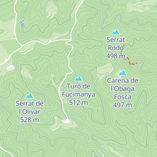 Map of Turó de Fucimanya