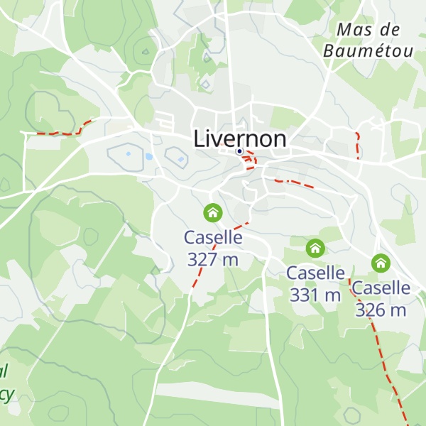 Map of Caselle