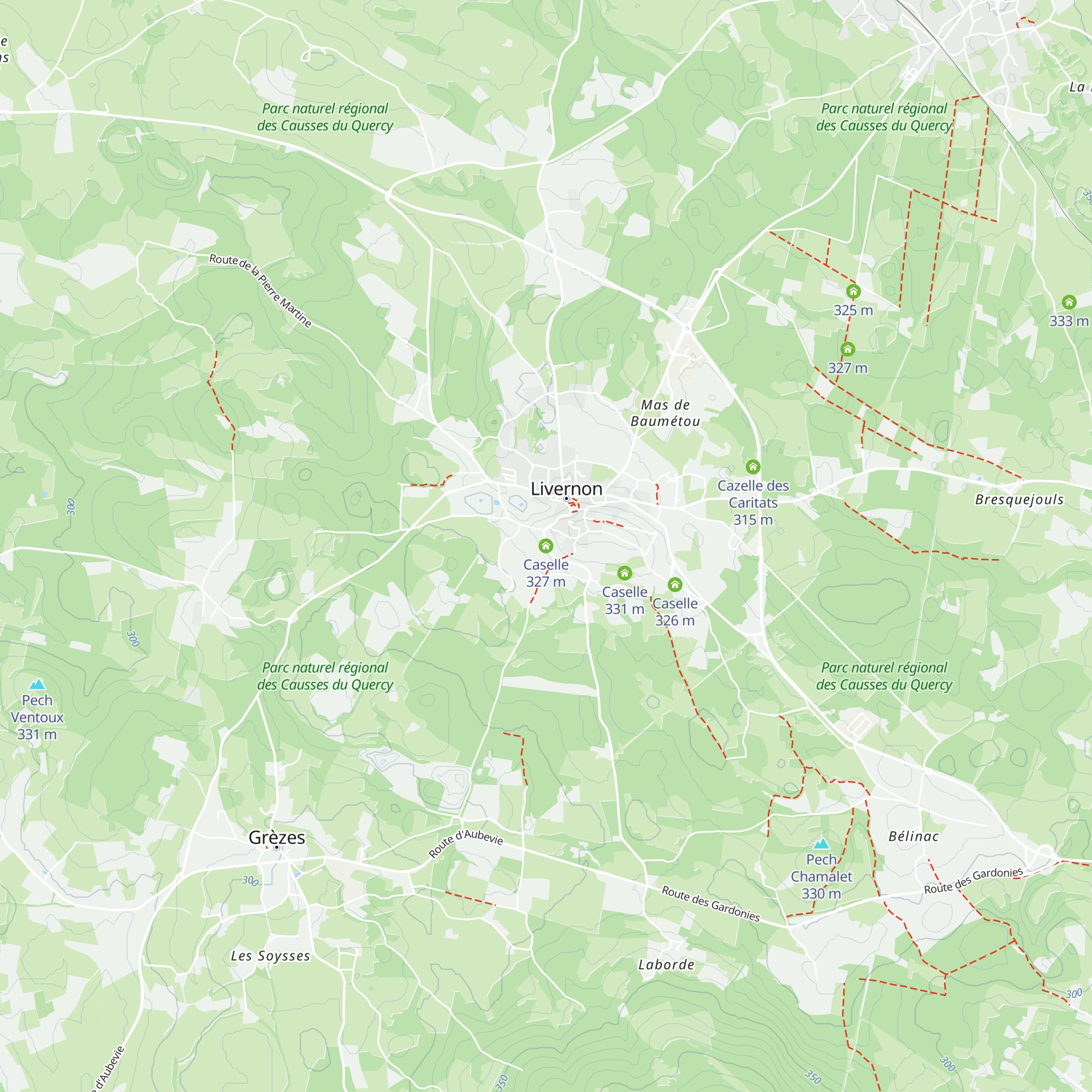 Caselle map
