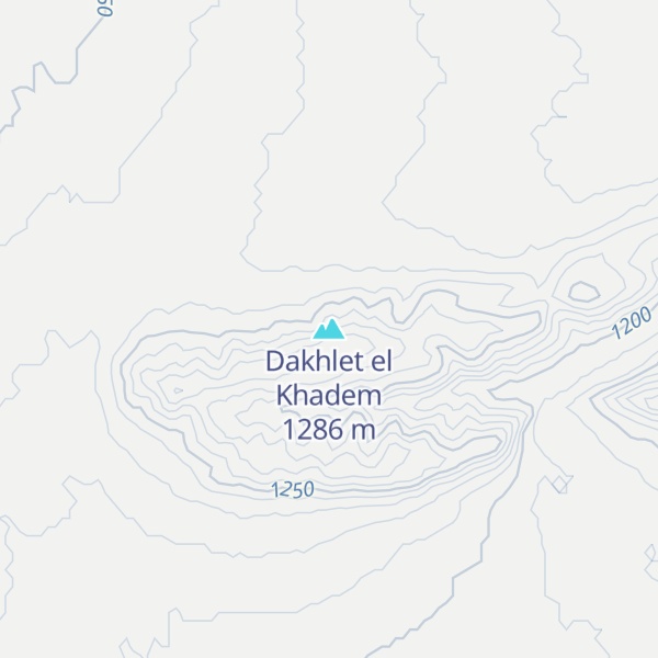 Map of Dakhlet el Khadem