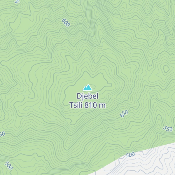 Map of Djebel Tsili