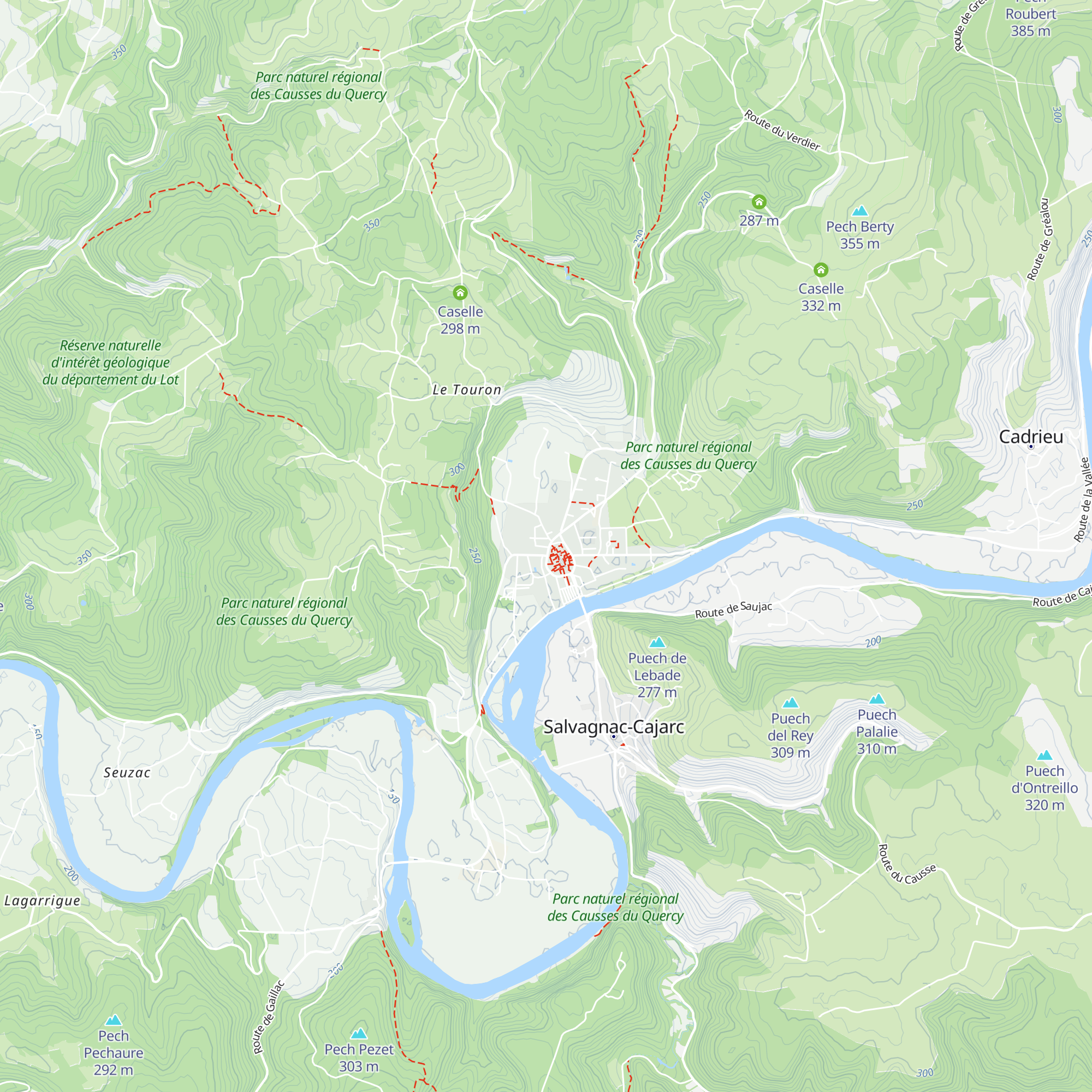 Office de Tourisme du Grand Figeac - Bureau de Cajarc map