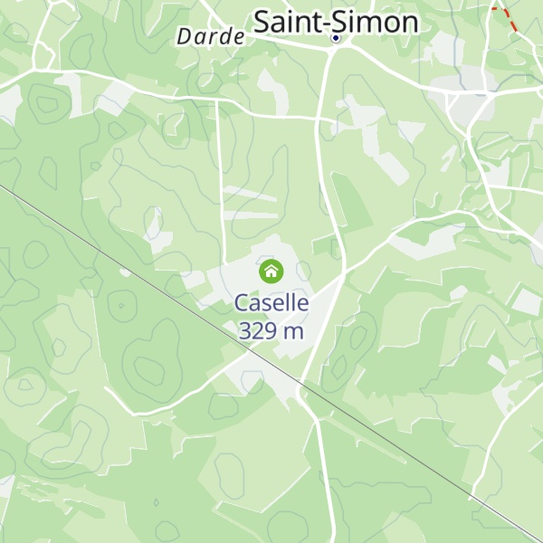 Map of Caselle