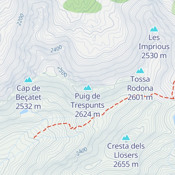 Map of Puig de Trespunts