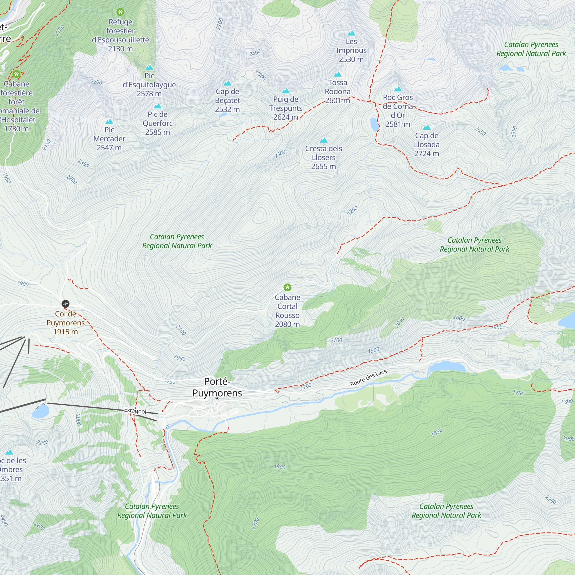 Cabane Cortal Rousso map