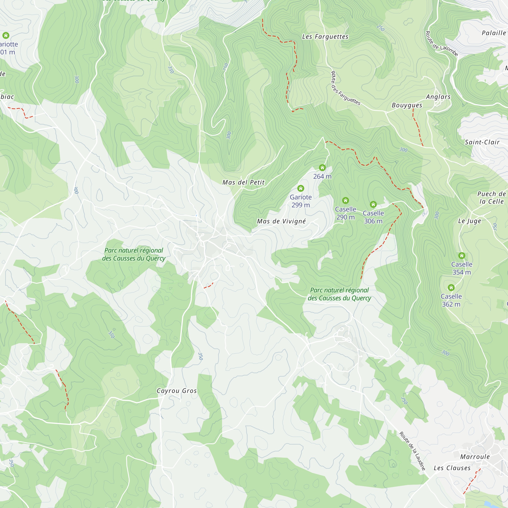 Caselle-Puits map