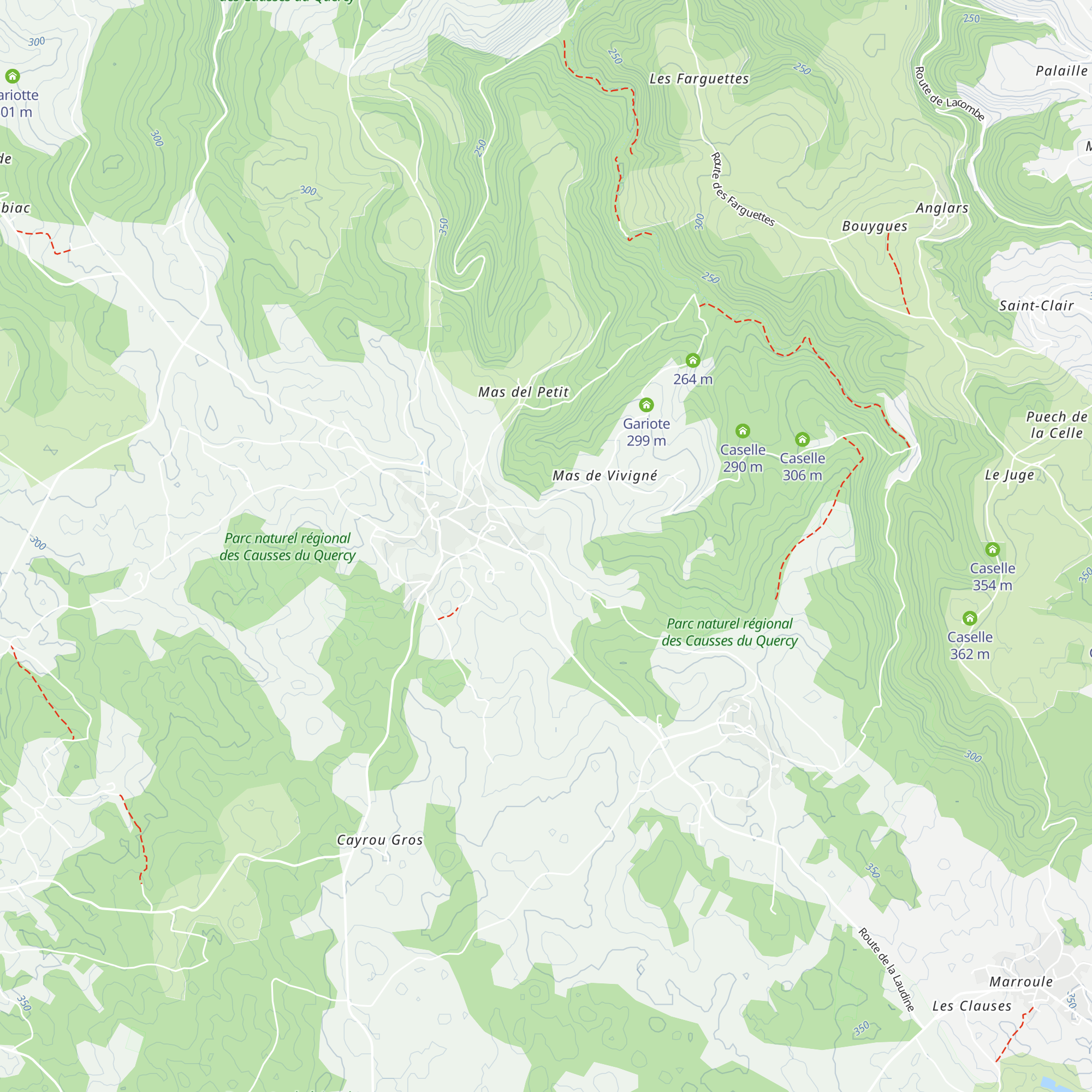 Caselle-Puits map