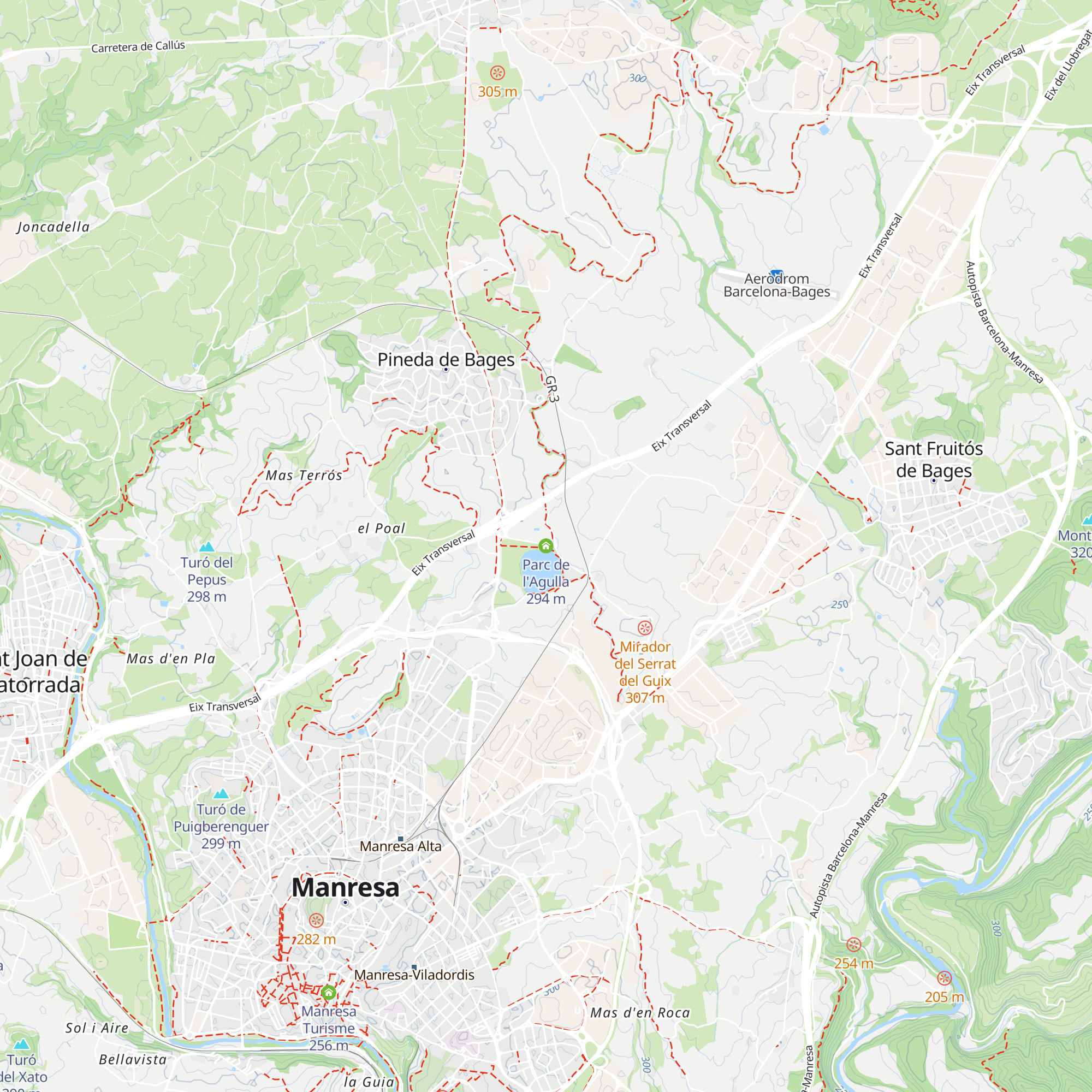 Parc de l'Agulla map