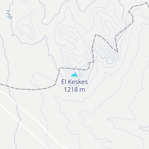 Map of El Keskes