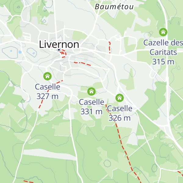 Map of Caselle