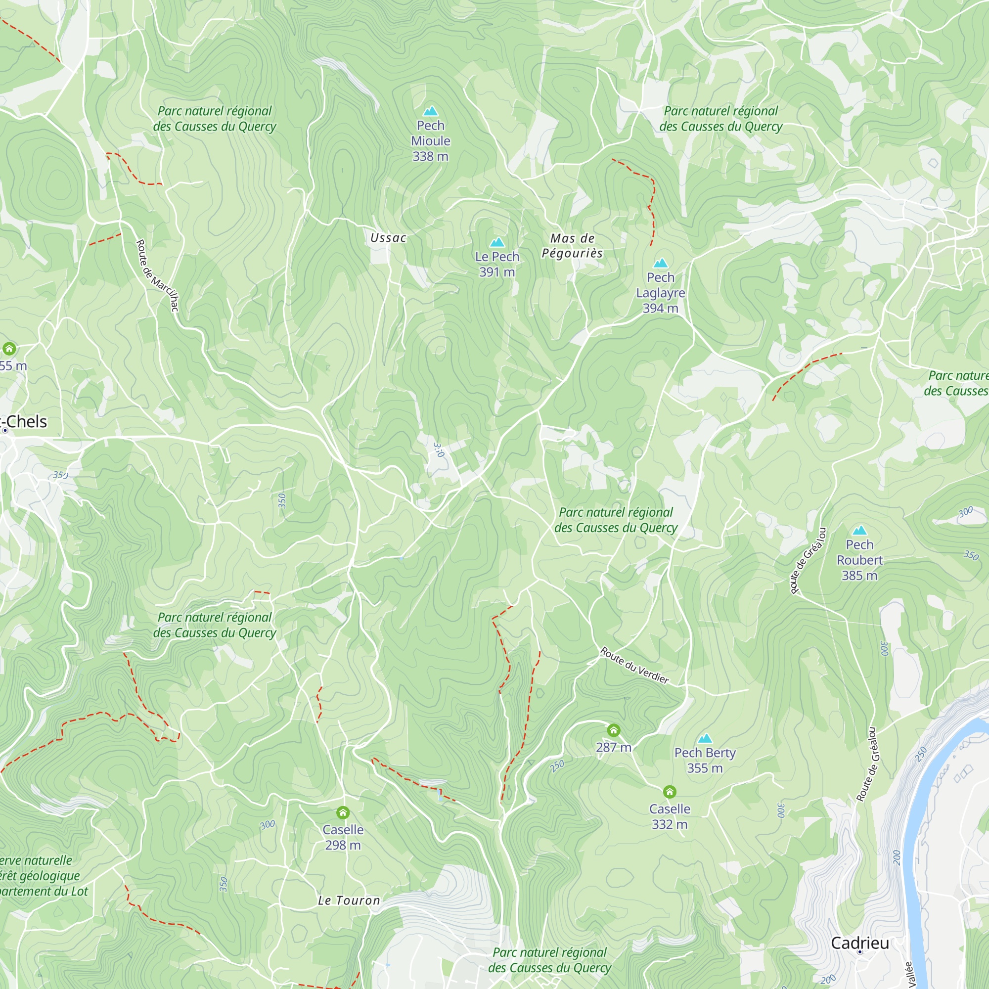 Caselle map