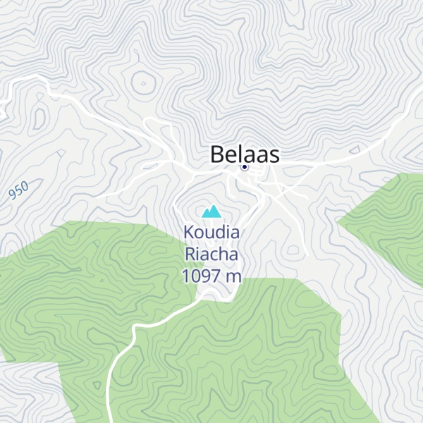 Map of Koudia Riacha