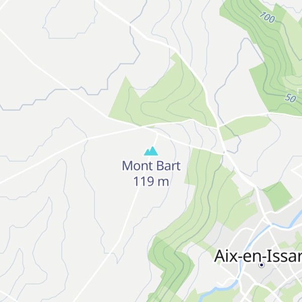 Map of Mont Bart