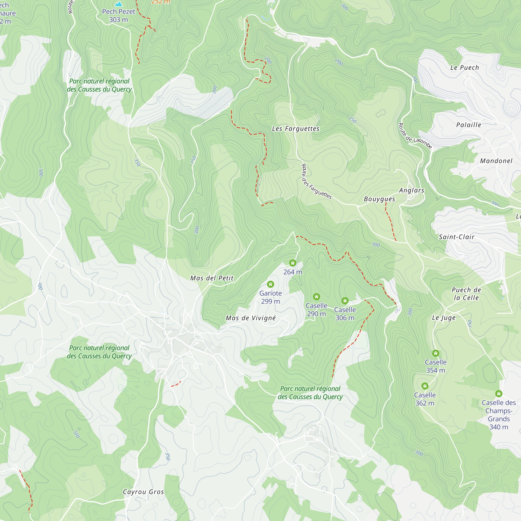 Caselle map