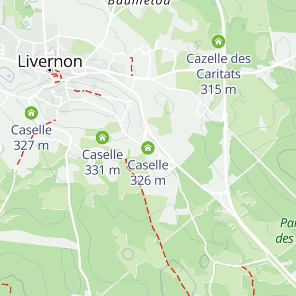 Map of Caselle