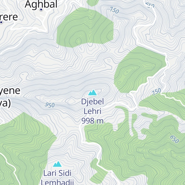 Map of Djebel Lehri