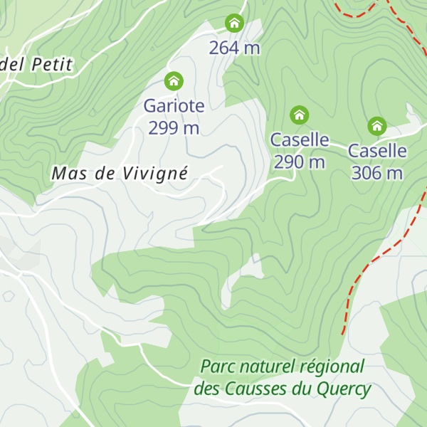 Map of Caselle