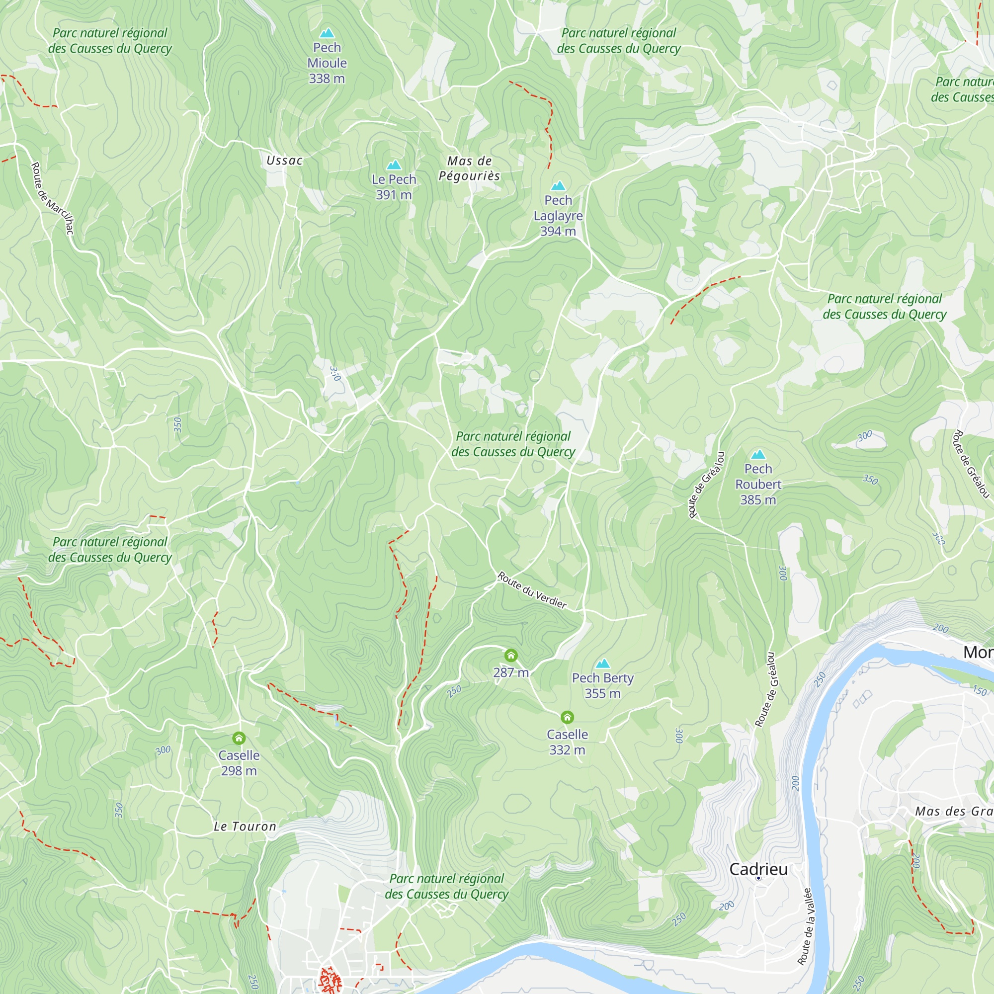 Caselle map