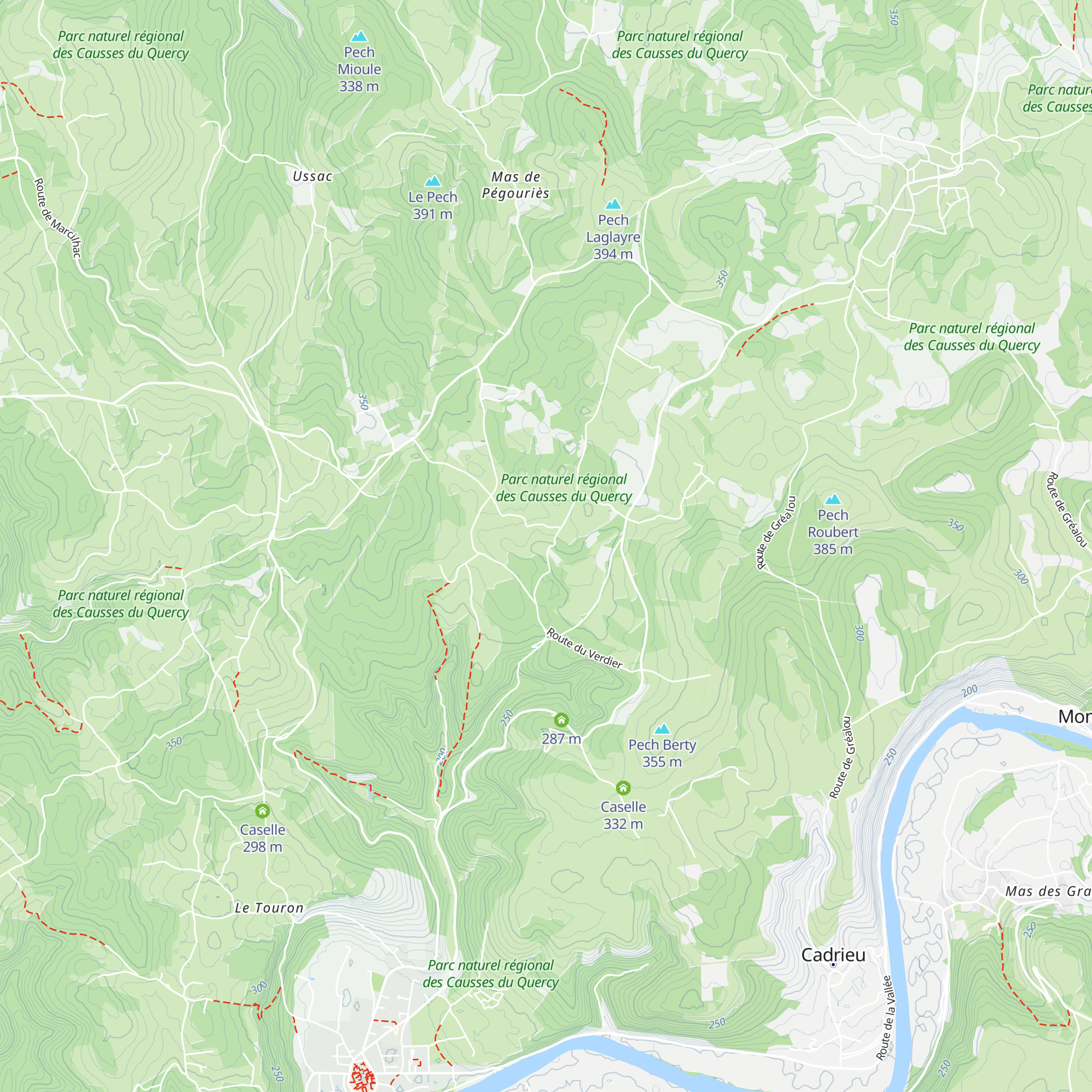 Caselle map