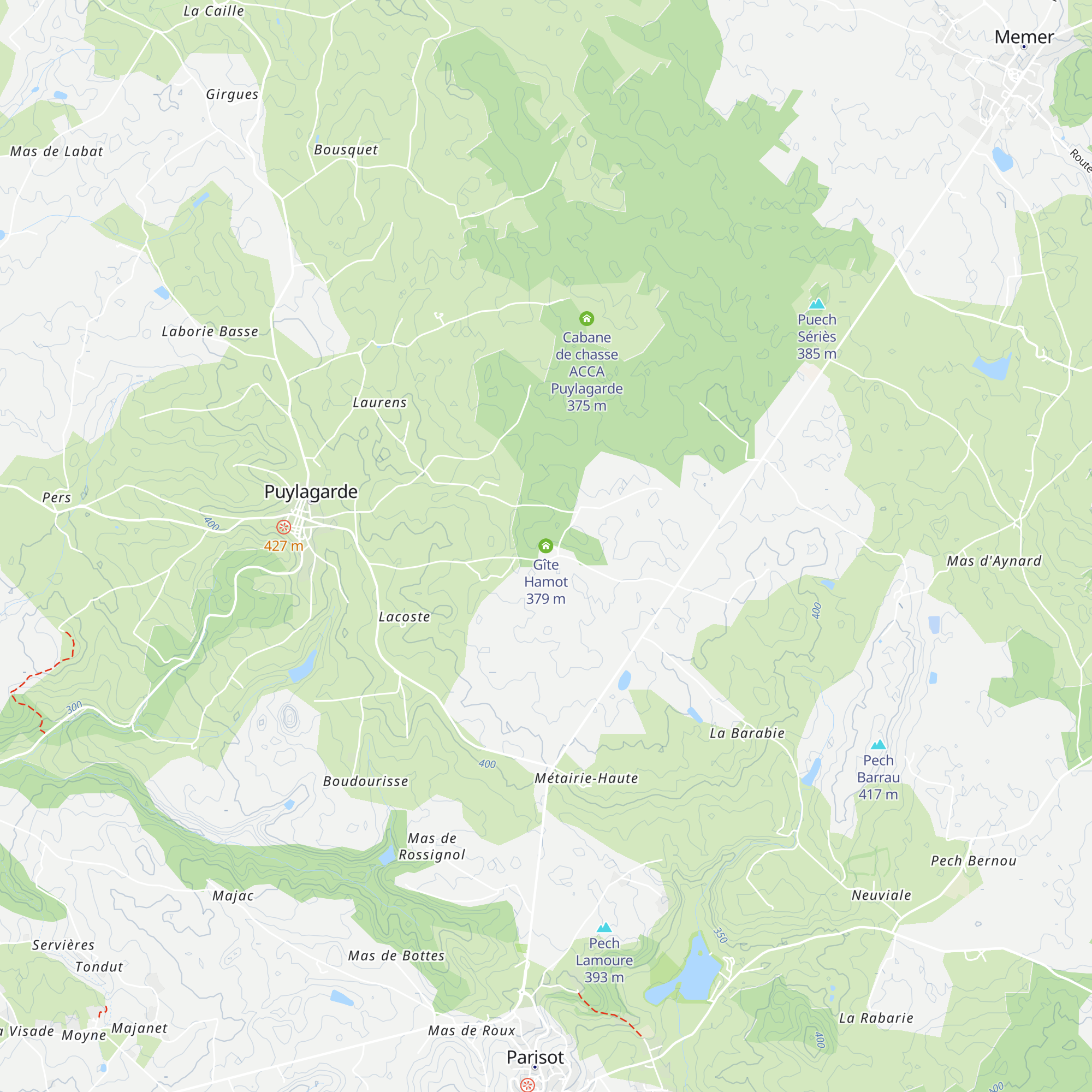 Gîte Hamot map