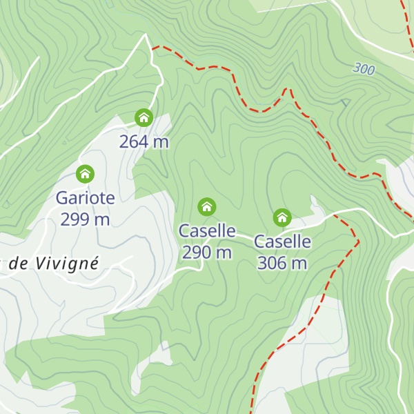 Map of Caselle