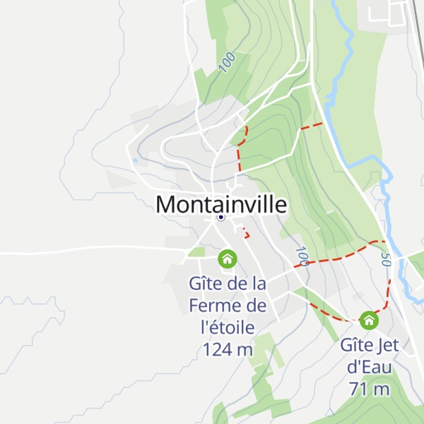 Map of Gîte de la Fauconnerie du Roy