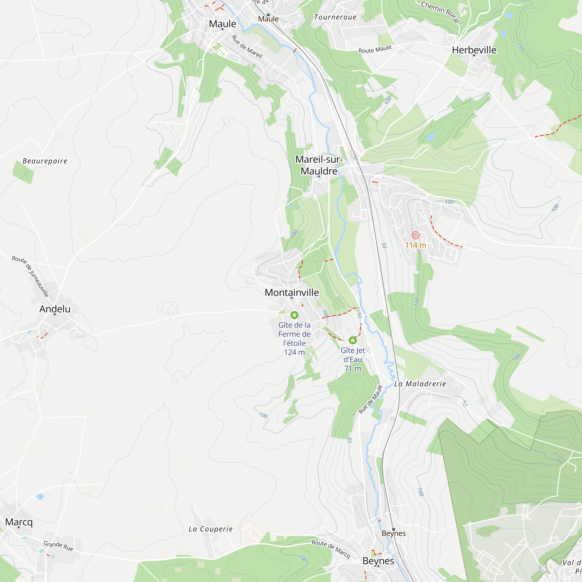 Gîte rural map