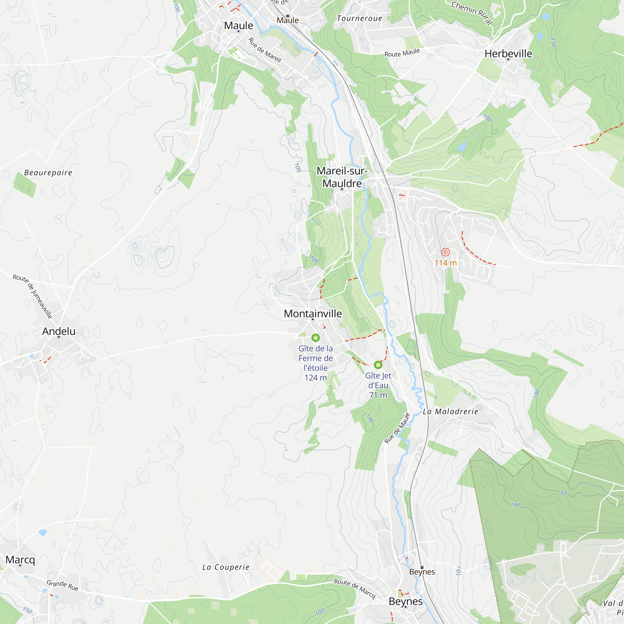 Gîte rural map