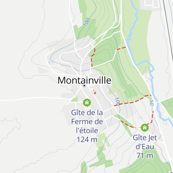 Map of Gîte de la Fagotière