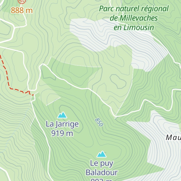 Map of Cabane de Tienne