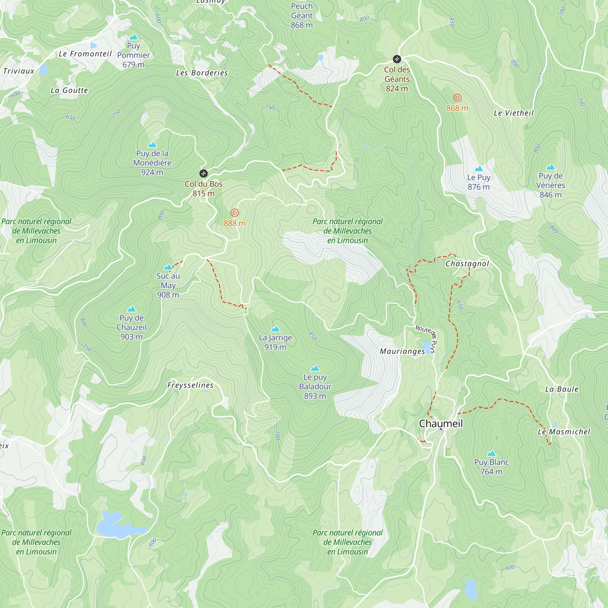 Cabane de Tienne map