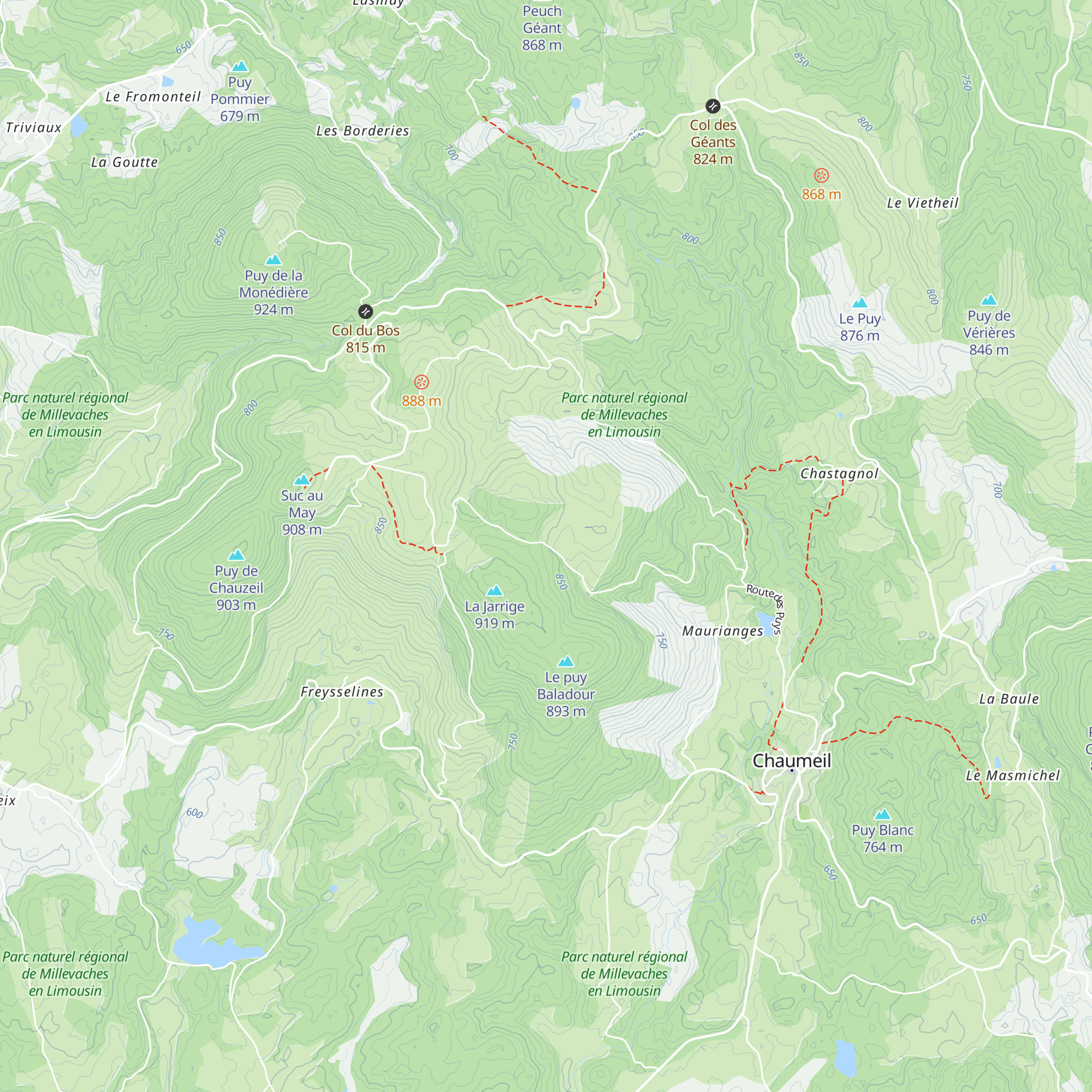 Cabane de Tienne map