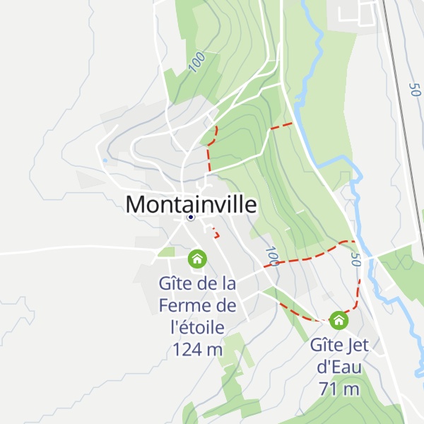 Map of Gîte des Granges
