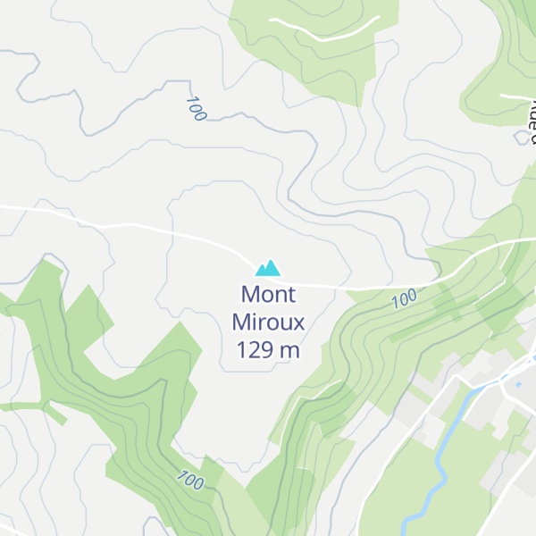 Map of Mont Miroux