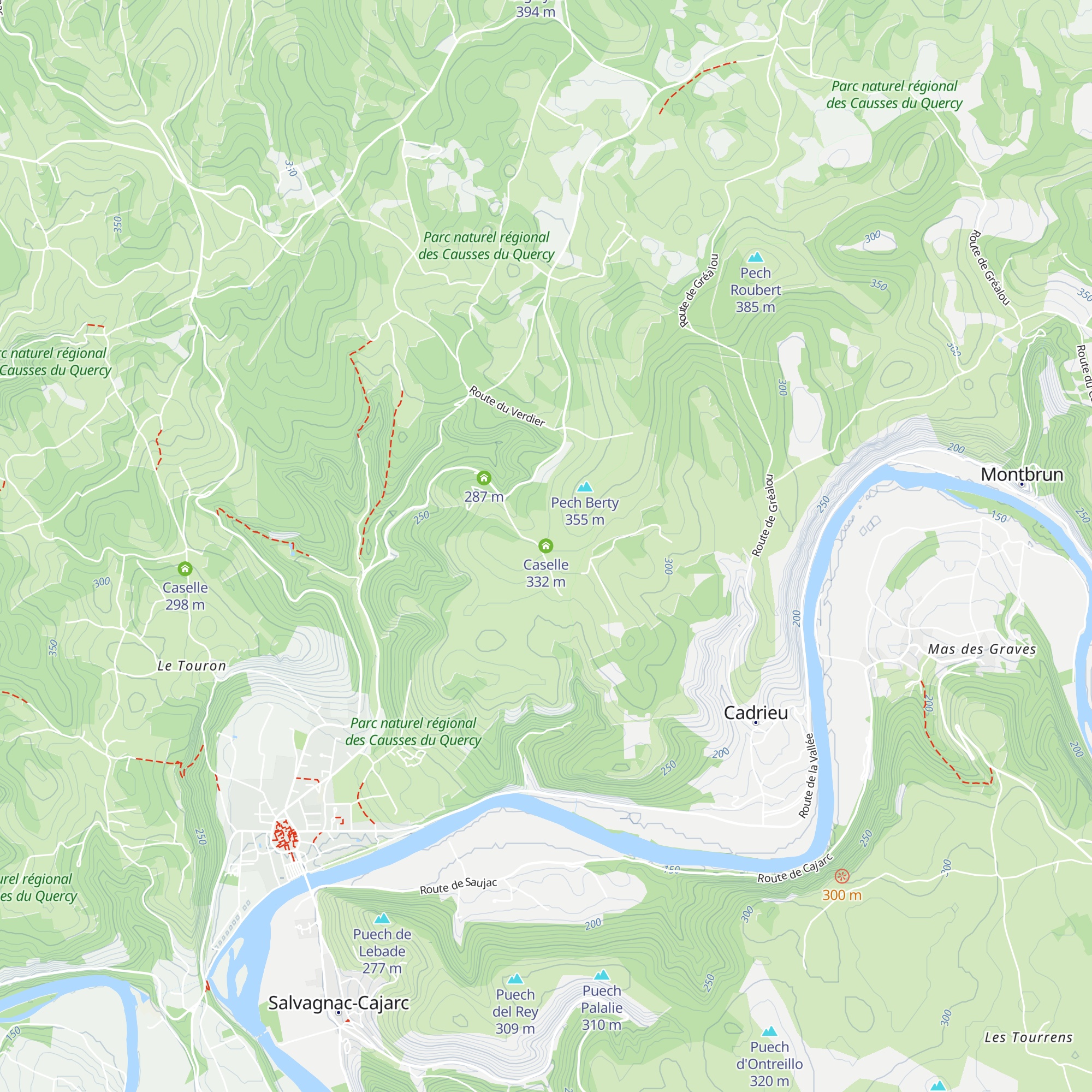 Caselle map
