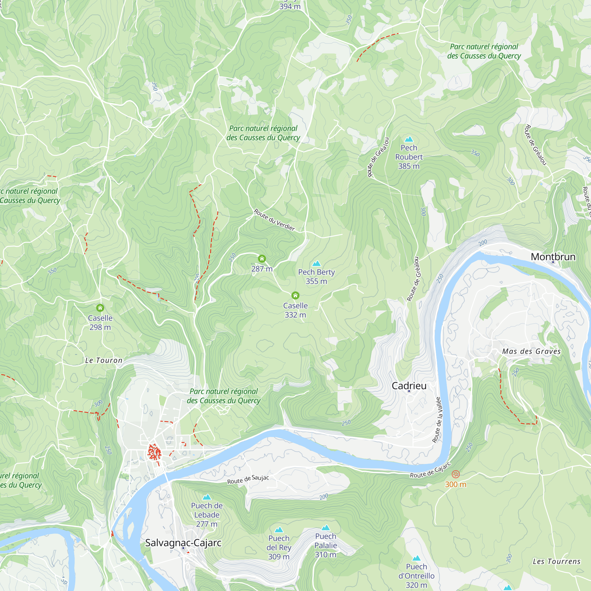 Caselle map