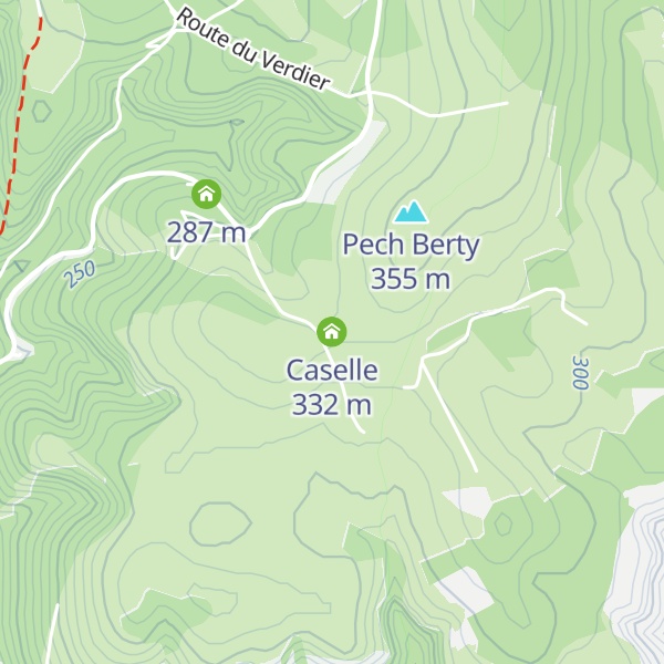 Map of Caselle