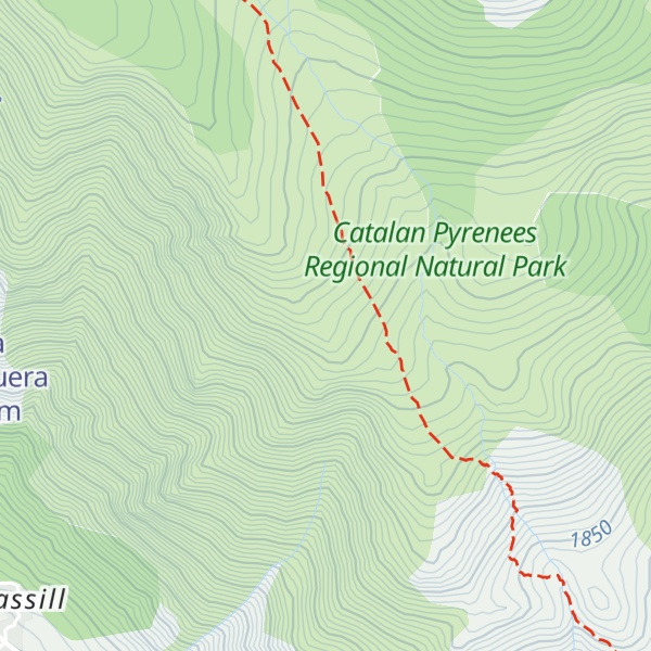 Map of Cabane Serrat del Freser