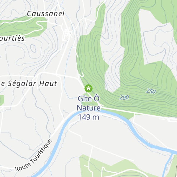 Map of Gîte Ô Nature