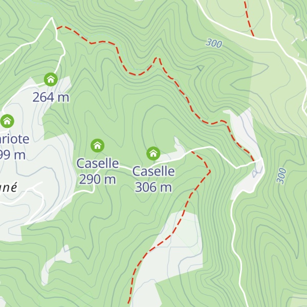 Map of Caselle
