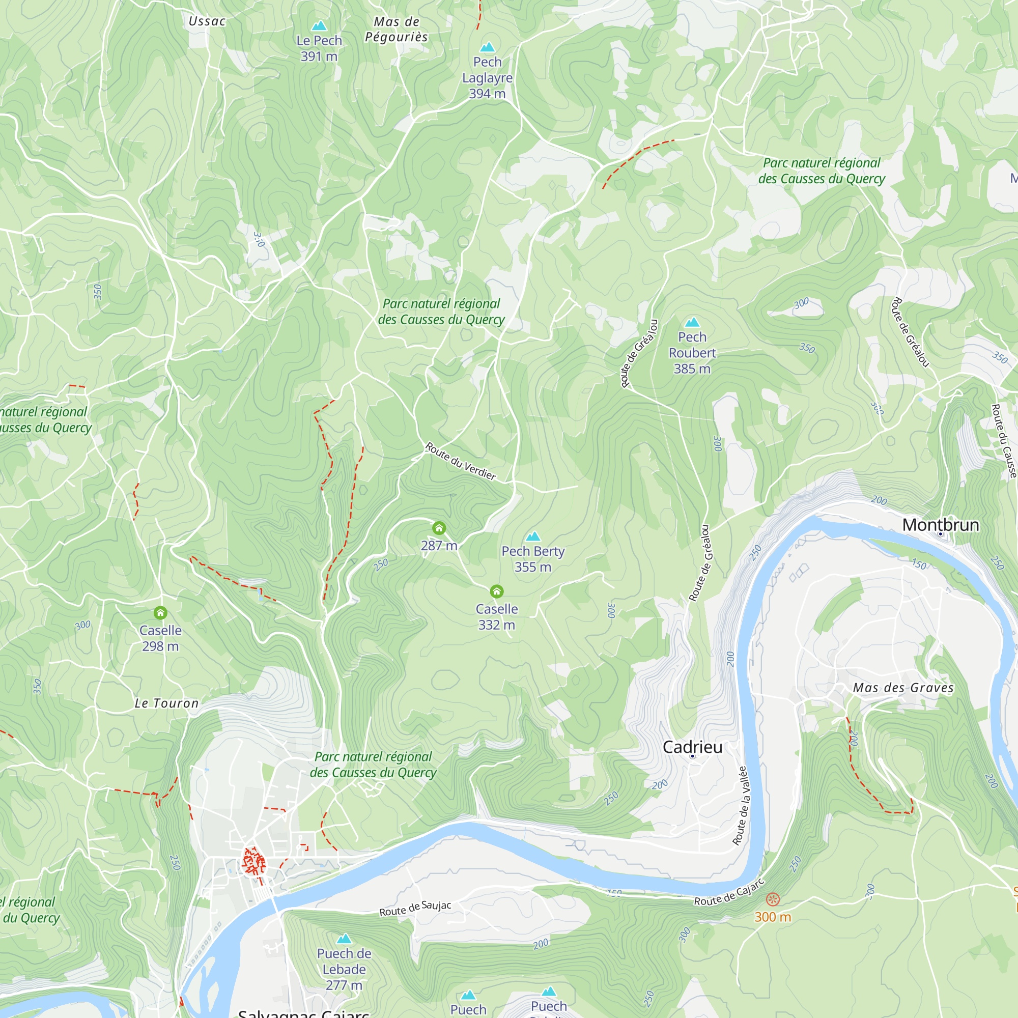 Caselle map