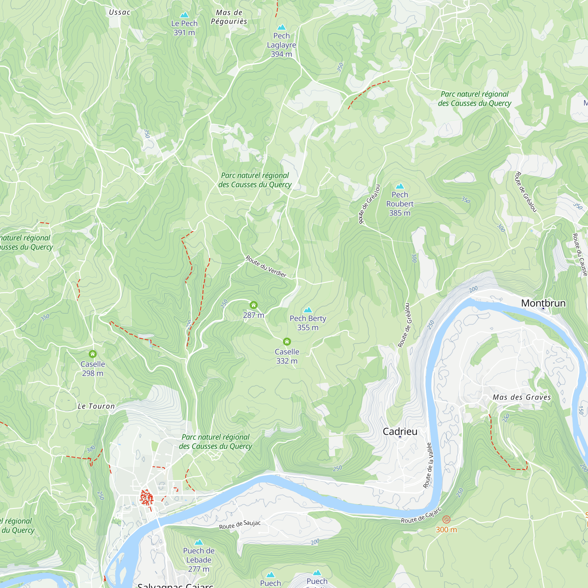 Caselle map