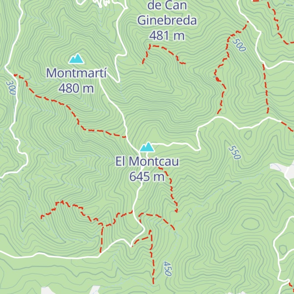 Map of El Montcau