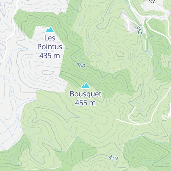 Map of Bousquet
